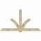 Ekena Millwork Redmond Rough Sawn Timber Gable Bracket, Douglas Fir, 96"W x 52"H x 6"D x 6"F, 13/12 Pitch GBW096X52X0606RED00RDF - alternate 1